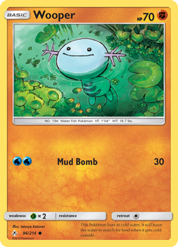 WOOPER 96/214 C UNBROKEN BONDS POKEMON MP KOIZUMI - Image 4