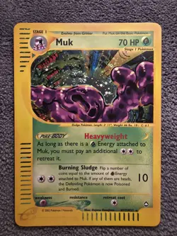 Pokemon TCG Muk H17/H32 Aquapolis Holo LP - Image 1