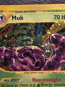 Pokemon TCG Muk H17/H32 Aquapolis Holo LP - Image 4