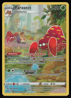 Parasect TG01/TG30: Lost Origin Trainer Gallery Pokemon TCG Near Mint - Image 1