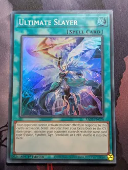 Ultimate Slayer RA02-EN070 Super Rare 1st Edition YuGiOh TCG Card NM - Image 1