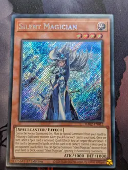 Silent Magician RA02-EN012 Secret Rare 1st Edition YuGiOh TCG Card - Image 1
