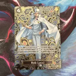 Bandai One Piece Rob Lucci SP Super Rare Alternate Art OP05-093 EN 6000 - Image 1