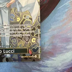 Bandai One Piece Rob Lucci SP Super Rare Alternate Art OP05-093 EN 6000 - Image 4