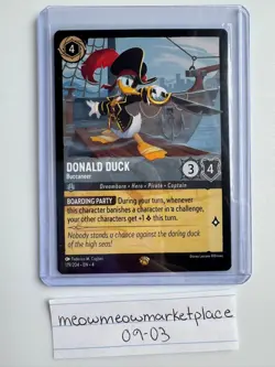 Donald Duck Buccaneer Legendary Card 179/204 Lorcana: Ursula's Return - Image 1
