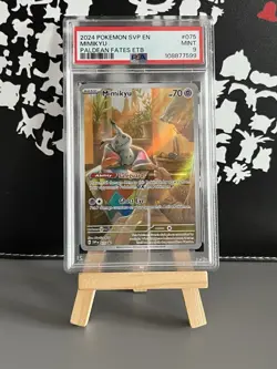 Mimikyu 075 Black Star Promo Graded PSA 9 English Pokemon Card - Image 1