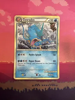 Pokemon Card Gyarados Trainer Kit Holo 30/30 Near Mint - Image 1