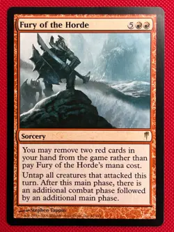 MTG 1X Fury of the Horde X1 Coldsnap Magic - SP/NM - Image 1