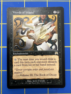 MTG - Words of Waste - Onslaught - Image 1
