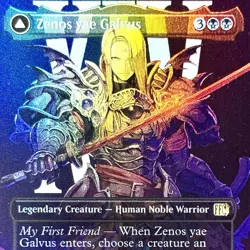 Zenos yae Galvus (Borderless) - FOIL - MTG - FIN - 0384 - RARE ~ NM - Image 1
