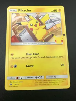 Pikachu RARE 25/25 McDonalds 25th Anniversary Pokemon SWSH Promo NM 2021 - Image 1
