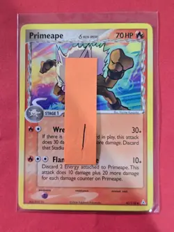 2006 Pokemon EX Holon Phantoms #50 Primeape, Delta Species, UC, NF/H, cd1 - Image 3