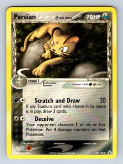 Pokemon Persian Delta Species Ex Holon Phantoms 48/110 - Image 1