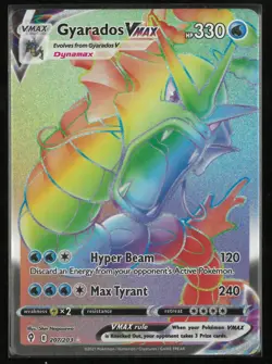 2021 Pokemon Evolving Skies Gyarados VMax Secret Rare 207/203 - Image 1
