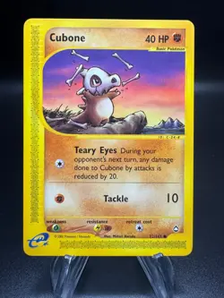 2003 Pokemon Aquapolis CUBONE Common #72/147 - Image 1