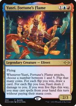 1x Yusri, Fortune's Flame (FOIL PROMO) - NM - See Pic for Set - SPARROW MAGIC - Image 1