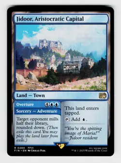 MTG, FINAL FANTASY, Jidoor, Aristocratic Capital, Normal, No.284, R Land - Town - Image 1