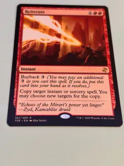 1x Reiterate - Time Spiral Remastered - Regular - Rare - Pack Fresh - Image 2