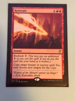 1x Reiterate - Time Spiral Remastered - Regular - Rare - Pack Fresh - Image 4