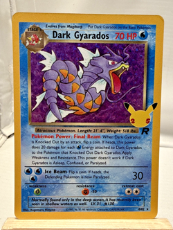 Dark Gyarados 8/82 Holo – Team Rocket – 2000 – Vintage Pokemon - Image 1