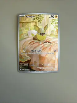 Pokemon TCG - Phantasmal Flames - Yamper Illustration Rare - 099/094 NM - Image 1