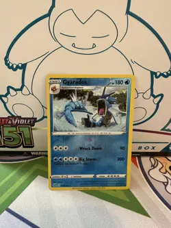 Gyarados 040/192 Holo Rare Rebel Clash Pokemon Reverse Holo Near Mint - Image 1