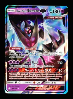 * * 1x Necrozma GX 63/156 x1 * * Ultra Prism Pokemon NM Near Mint - Image 1