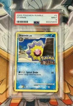 2009 POKEMON RUMBLE #5 STARMIE PSA 9 MINT - Image 1