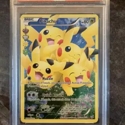 Pokemon Pikachu TCG RC29/RC32 Radiant Collection Generations PSA 8 NM-MT - Image 3