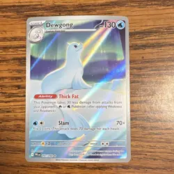Pokemon Dewgong Illustration Rare Holo 097/094 Phantasmal Flames - Image 1