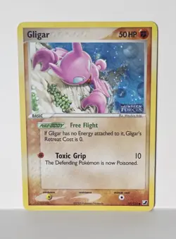 Gligar 57/115 Reverse Holo Stamped - EX Unseen Forces - Pokemon 2005 MP - Image 1