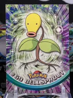 Bellsprout #69 2000 Topps Pokemon TCG Red Logo TV Animation Edition Rare LC 8T - Image 1