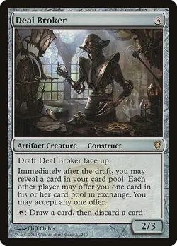 Deal Broker 1x MtG Conspiracy SP/NM - Image 1