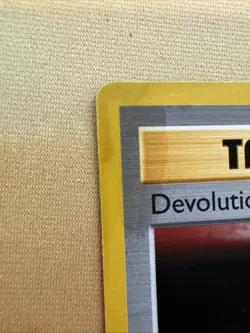 Base Set Shadowless 1st Edition Devolution Spray 072/102 Rare 1999 [HP Stain] - Image 2