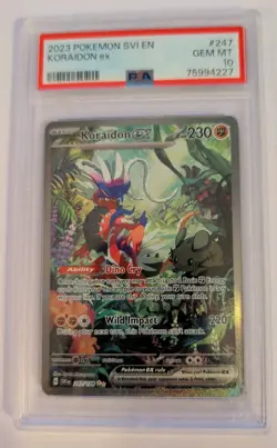 2023 Pokemon Scarlet & Violet Special Illustration Rare Koraidon ex PSA 10 - Image 1