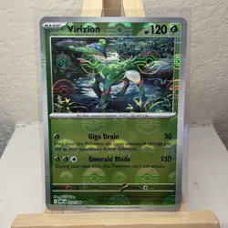 Virizion 10/86 White Flare Pokeball Holo Pokemon TCG - Image 1