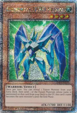 Yu-Gi-Oh Elemental HERO Prisma Quarter Century Secret Rare RA03-EN193 NM - Image 1