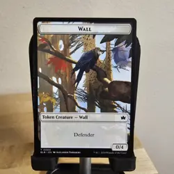 Wall Token - 4 - NM - BLB - NM - MTG Magic the Gathering - Image 1