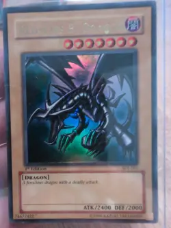 1st Edition Red Eyes Black Dragon SDJ-001 Ultra Rare Starter Deck Joey - Image 1