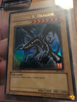 1st Edition Red Eyes Black Dragon SDJ-001 Ultra Rare Starter Deck Joey - Image 2