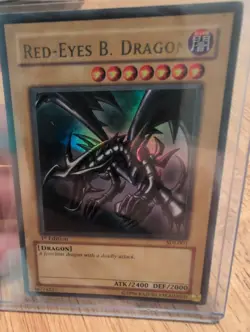 1st Edition Red Eyes Black Dragon SDJ-001 Ultra Rare Starter Deck Joey - Image 3