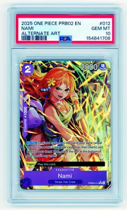 Nami PRB02-012 The Best Premium Collection Vol.2 PSA 10 (English) - Image 1