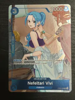 One Piece EB02-025 Nefeltari Vivi Holo Alternative Art - Image 1