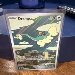 Pokemon TCG Drampa Illustration Rare 184/162 SV05 Temporal Forces Holo - Image 3