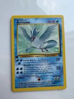 Articuno Fossil First Edition Rare Regular Non-Holo 17/62 Mint - Image 2