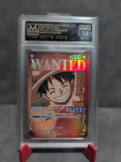 Monkey.D Luffy Wanted Poster ST01-012 Pillars of Strength One Piece Card TCG - Image 1
