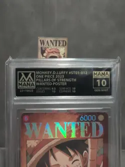 Monkey.D Luffy Wanted Poster ST01-012 Pillars of Strength One Piece Card TCG - Image 2