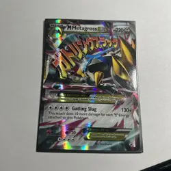 Pokemon TCG M Mega Metagross EX XY35 Black Star Promo Card - Image 1