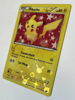 Pikachu Holo English #RC7 / RC25 Gold Pattern Pokemon Card RARE near MINT + 💎 - Image 3