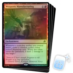 FOIL WEAPONS MANUFACTURING X4 Edge Of Eternities EOE Magic MTG MINT CARD - Image 1